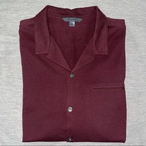 John Varatos Short Sleeve Button-Down
